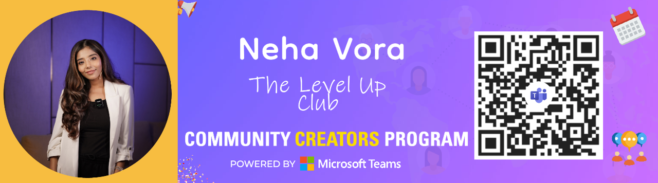 Neha Vora Image | Community Creators Program | Microsoft
