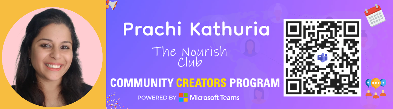 Prachi Banner Image | Community Creators Program | Microsoft