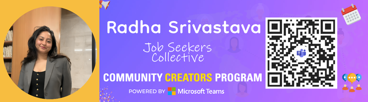 Radha Banner Image | Community Creators Program | Microsoft